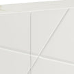 Buffet Sideboard Colour Ceramic Top MDF in Glossy White Gold Colour