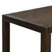 Dining Table 180cm Medium Size with Solid Acacia Wooden Base in Chocolate Colour