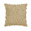 Rapee Petal Filled Cushion - Camel