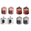 2Pcs Smokeless Glass Aromatherapy Candles Scented Gift Set for Relaxation - Lime Basil