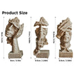 Resin Sculpture 3pcs Modern Office Desktop Art Decor Ornament Home Decoration