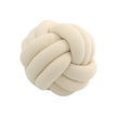 Three-Strand Braided Round Pillow Sofa Cushion Decorative Pillow for Living Room - Cream White