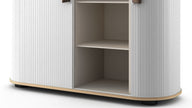 UFOU Fitin Rollin Mobile Roller Shutter Cabinet - Storage with Adjustable Shelves & Wheels