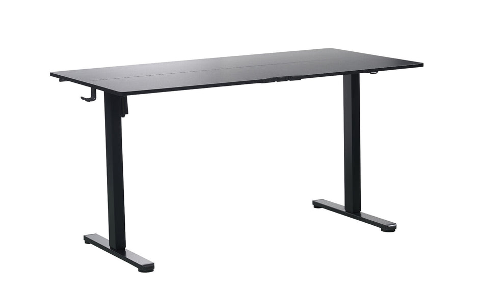 140 x 70cm Electric Standing Desk Height Adjustable Motorised Electric Sit Stand in Black