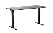 140 x 70cm Electric Standing Desk Height Adjustable Motorised Electric Sit Stand in Black
