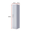 One-Door Office Gym Shed Clothing Locker Cabinet