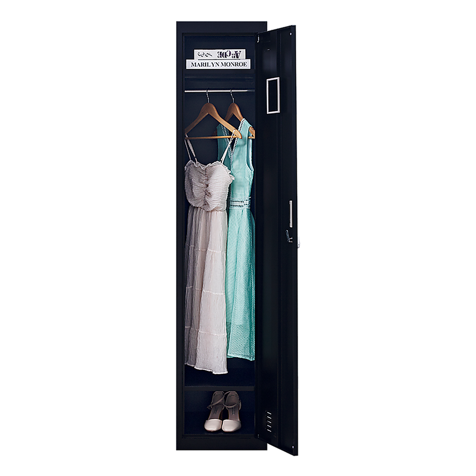 One-Door Office Gym Shed Clothing Locker Cabinet