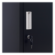 2-Door Vertical Locker for Office Gym Shed School Home Storage