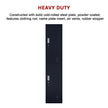 2-Door Vertical Locker for Office Gym Shed School Home Storage