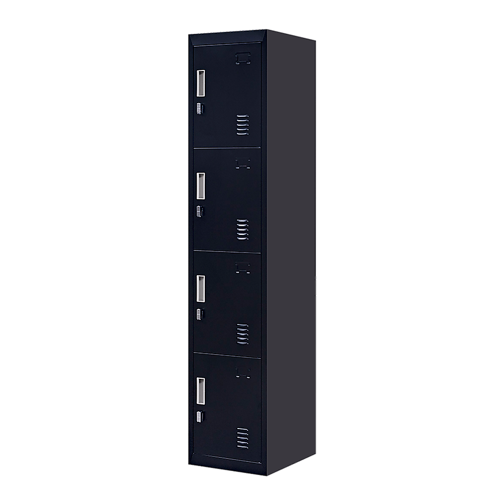 4-Door Vertical Locker for Office Gym Shed School Home Storage – Loden ...