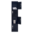 4-Door Vertical Locker for Office Gym Shed School Home Storage