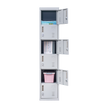 6-Door Locker for Office Gym Shed School Home Storage