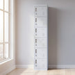 6-Door Locker for Office Gym Shed School Home Storage
