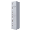 6-Door Locker for Office Gym Shed School Home Storage
