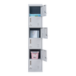 6-Door Locker for Office Gym Shed School Home Storage