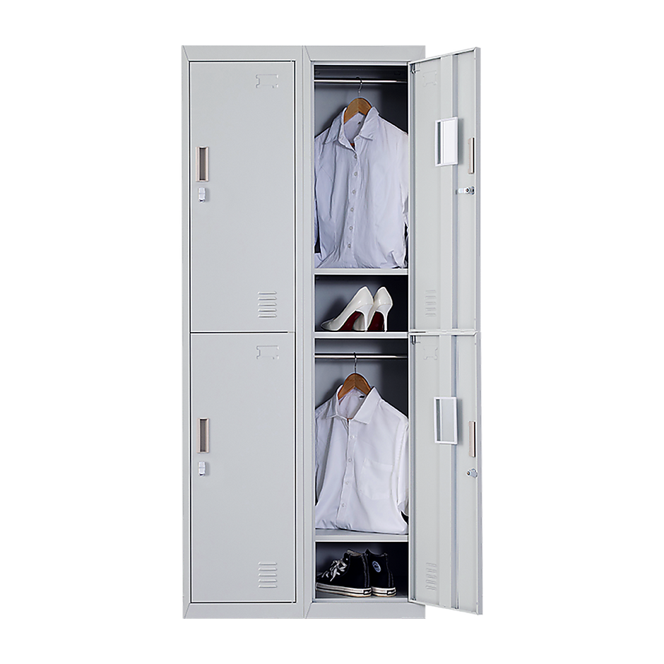 Four-Door Office Gym Shed Storage Locker