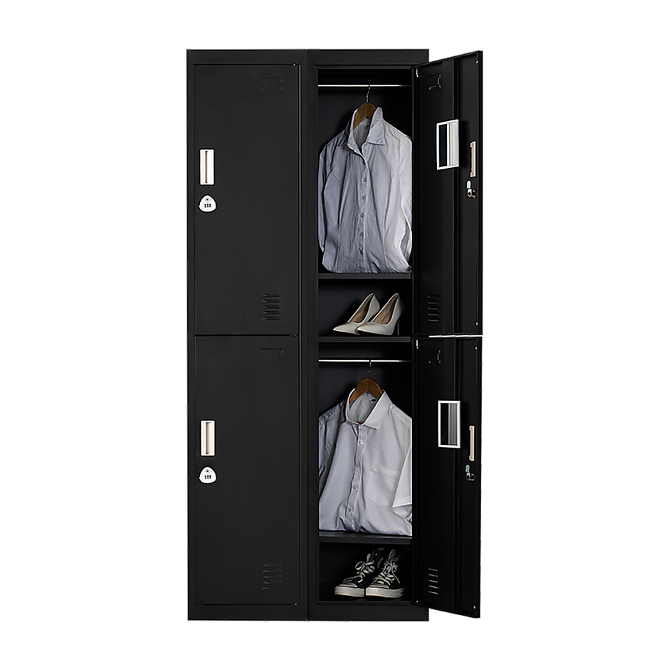 Four-Door Office Gym Shed Storage Locker