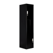 Black Two-Door L-shaped Office Gym Shed Storage Lockers