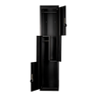 Black Two-Door L-shaped Office Gym Shed Storage Lockers