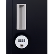 Black Two-Door L-shaped Office Gym Shed Storage Lockers