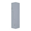 Grey Two-Door L-shaped Office Gym Shed Storage Lockers