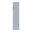 Grey Two-Door L-shaped Office Gym Shed Storage Lockers
