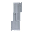 Grey Two-Door L-shaped Office Gym Shed Storage Lockers