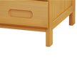 Bamboo Bedside Table Nightstand Storage Bedroom Sofa Side Stand