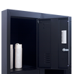 12-Door Locker for Office Gym Shed School Home Storage - Standard Lock with Keys