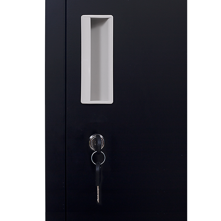 12-Door Locker for Office Gym Shed School Home Storage - Standard Lock with Keys