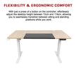 Standing Desk Electric Motorised Computer Desk Height Adjustable Sit Stand Table