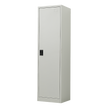 Single-Door Metal Tall Cabinet Shelf Storage for Home Office Gym