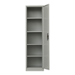 Single-Door Metal Tall Cabinet Shelf Storage for Home Office Gym
