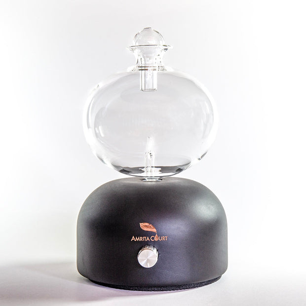 Oscar High Eco-Friendly Nebuliser Black | Waterless Aroma Diffuser | No Plastics Pure Essential Oil Diffusing