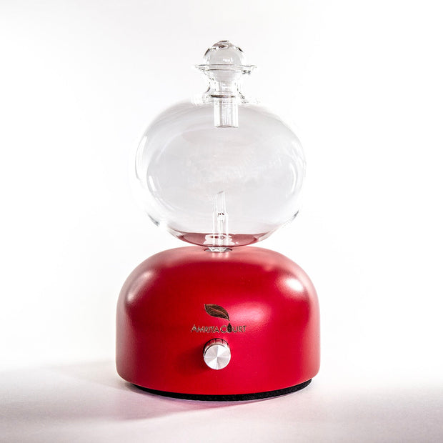 Oscar High Eco-Friendly Nebuliser Red | Waterless Aroma Diffuser | No Plastics Pure Essential Oil Diffusing