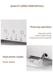 Black 300ml Ultrasonic Aroma Diffuser with Cracked Light Design - Cool Mist Humidifier for Home and Office