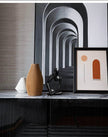 Nordic Abstract Resin Figurine - Modern Minimalist Home Decor Sculpture(Gold)