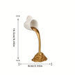 2 Pcs White Cup With Golden 