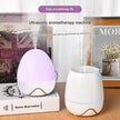 White Floral Shadow Aroma Diffuser 150ml Ultrasonic Aroma Diffuser Humidifier with Night Light – Essential Oil Fragrance Diffuser for Bedroom, Living Room, Office & Bathroom