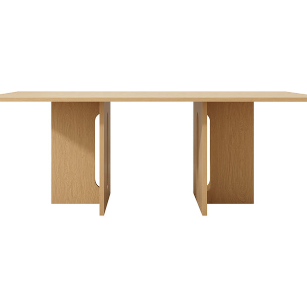 Oak Melamine Dining Table 8 Seater