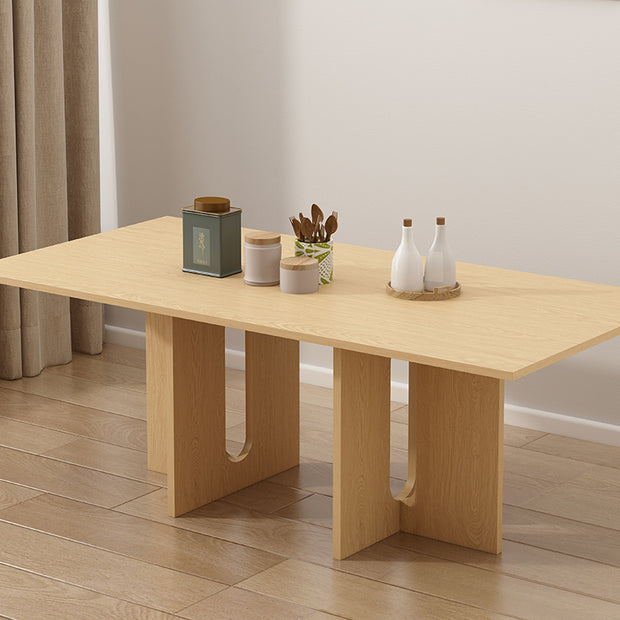 Walnut Melamine Dining Table 8 Seater