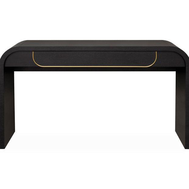 CDT6318-VA 1.4m Console Table - Textured Espresso Black
