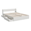 Artiss Bed Frame Double Size Mattress Base wtih Charging Ports 2 Storage Drawers