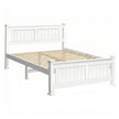 Artiss Bed Frame Double Size Wooden White RIO