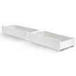 Artiss 2x Bed Frame Storage Drawers Trundle White