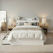 Artiss Bed Frame Single Size with Charging Ports and 2 Drawers AURA