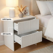 Artiss Queen Wooden Bed Frame and 2 Bedside Table Bedroom Furniture Set
