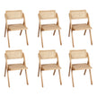 Levede 6X Dining Chairs Foldable Accent-2006732726446723072