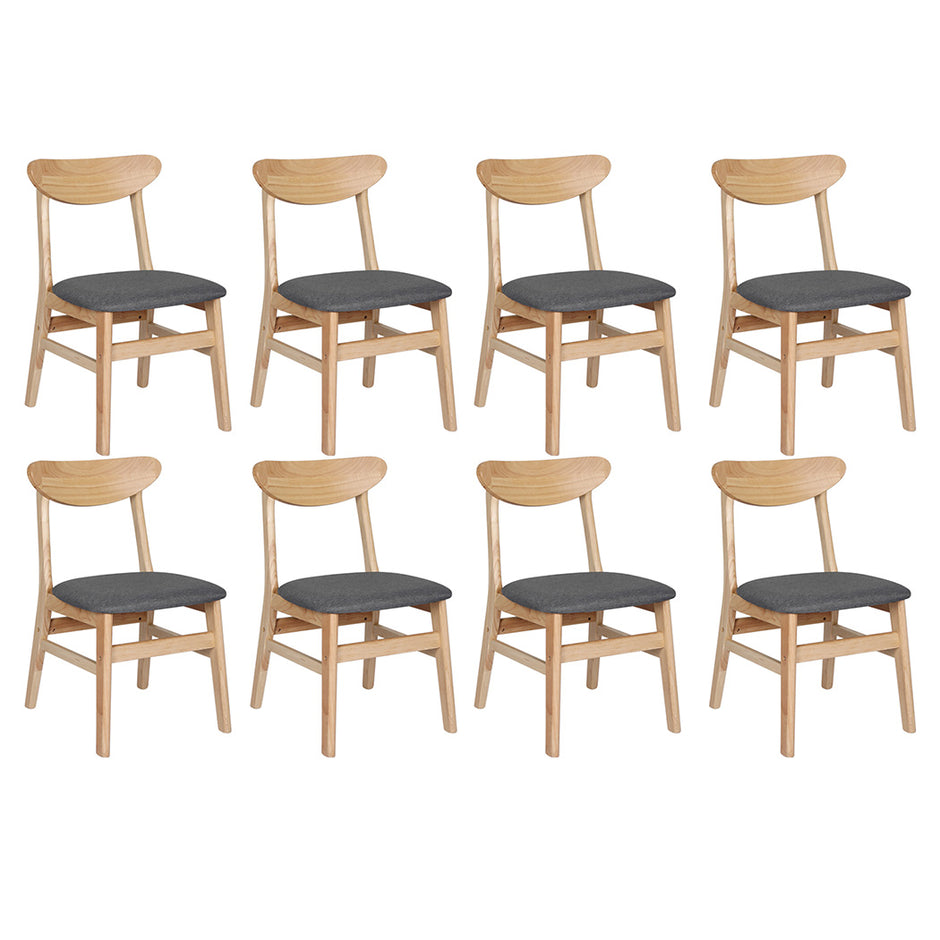Levede 8xDining Chairs Kitchen Chair Nature-2006732724836110336