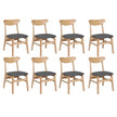 Levede 8xDining Chairs Kitchen Chair Nature-2006732724836110336